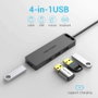 Vention Hub USB 3.0 CHLBD 4xUSB MicroUSB PD 50cm
